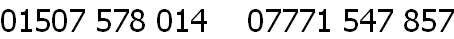 01507 578 014    07771 547 857